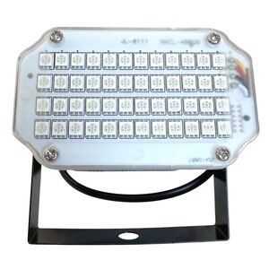 LED Strobe Light Stage Party DJ Black 48 LED Multi-Color Adjustable Speed Rave